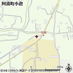 徳島県阿波市阿波町小倉159周辺の地図