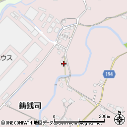 山口県山口市鋳銭司4957-2周辺の地図
