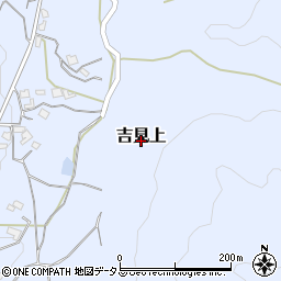山口県下関市吉見上周辺の地図