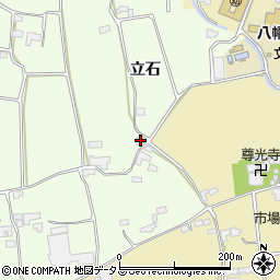 徳島県阿波市市場町山野上立石182周辺の地図