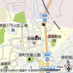 箕島青果市場周辺の地図