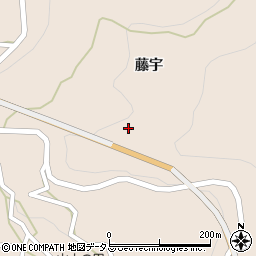 徳島県美馬市美馬町藤宇周辺の地図