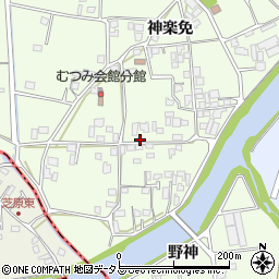 徳島県徳島市国府町芝原神楽免154周辺の地図