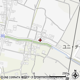香川県観音寺市大野原町花稲589周辺の地図