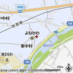山口県岩国市周東町西長野東中村周辺の地図