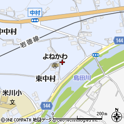 山口県岩国市周東町西長野（東中村）周辺の地図