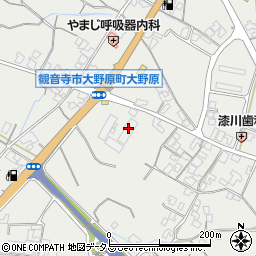 株式会社マルキン　大野原工場周辺の地図