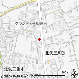 徳島新聞矢三専売所周辺の地図