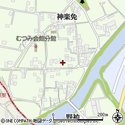 徳島県徳島市国府町芝原神楽免169周辺の地図