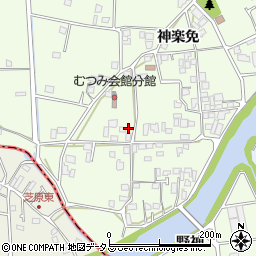 徳島県徳島市国府町芝原神楽免153周辺の地図