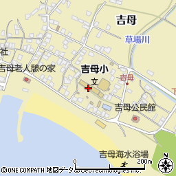 山口県下関市吉母287周辺の地図
