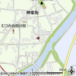 徳島県徳島市国府町芝原神楽免75周辺の地図