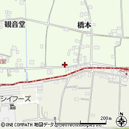 徳島県徳島市国府町芝原橋本57周辺の地図