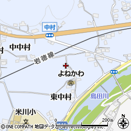 山口県岩国市周東町西長野東中村556周辺の地図