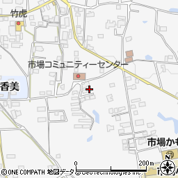 徳島県阿波市市場町市場上野段739周辺の地図