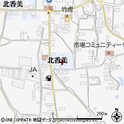 徳島県阿波市市場町香美北香美67周辺の地図