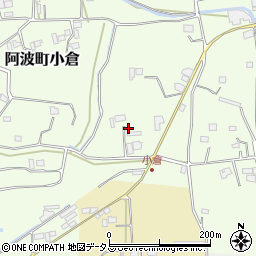 徳島県阿波市阿波町小倉208周辺の地図