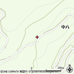 徳島県美馬市脇町中八507周辺の地図