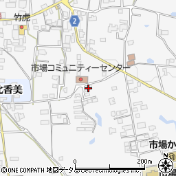 徳島県阿波市市場町市場上野段741周辺の地図