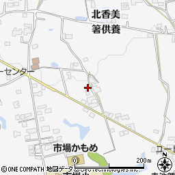 徳島県阿波市市場町市場上野段605周辺の地図