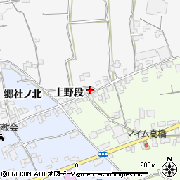 徳島県阿波市市場町市場上野段137周辺の地図