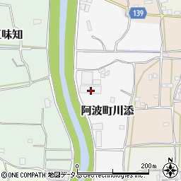 株式会社コイデックス　阿波工場周辺の地図
