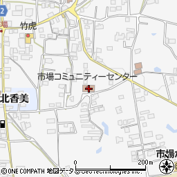 徳島県阿波市市場町市場上野段388周辺の地図
