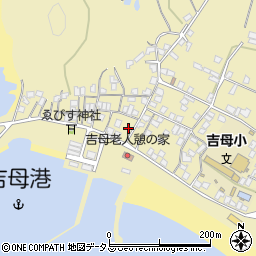 山口県下関市吉母387-1周辺の地図