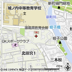 徳島県教育会互助会周辺の地図