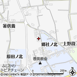 徳島県阿波市市場町市場上野段52周辺の地図