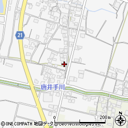 香川県観音寺市大野原町花稲476周辺の地図