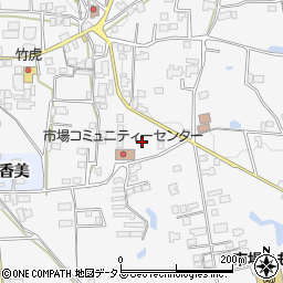 徳島県阿波市市場町市場上野段385周辺の地図