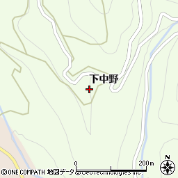 徳島県美馬市脇町下中野91周辺の地図