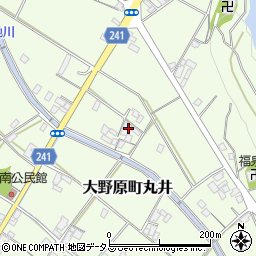 香川県観音寺市大野原町丸井周辺の地図