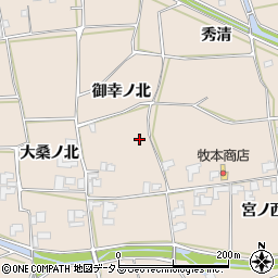徳島県阿波市市場町伊月御幸ノ北周辺の地図