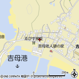 山口県下関市吉母411周辺の地図