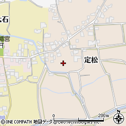 徳島県阿波市市場町伊月定松周辺の地図