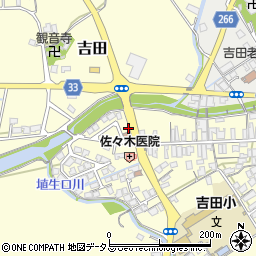 山口県下関市吉田周辺の地図