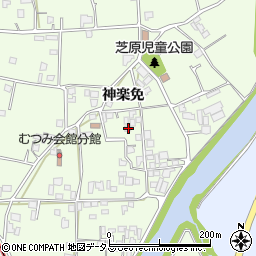 徳島県徳島市国府町芝原神楽免89周辺の地図