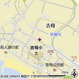山口県下関市吉母258周辺の地図