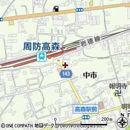 有限会社周東タクシー周辺の地図