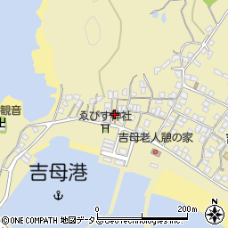 山口県下関市吉母423周辺の地図