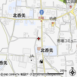 徳島県阿波市市場町市場町筋317周辺の地図