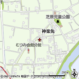 徳島県徳島市国府町芝原神楽免158周辺の地図