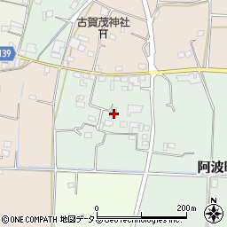 徳島県阿波市阿波町四歩一周辺の地図