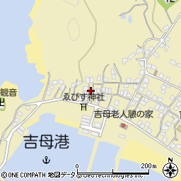 山口県下関市吉母422周辺の地図