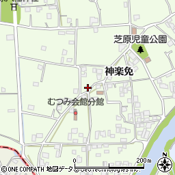 徳島県徳島市国府町芝原神楽免109周辺の地図