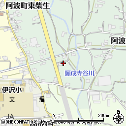 徳島県阿波市阿波町東柴生43周辺の地図
