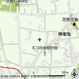 徳島県徳島市国府町芝原（神楽免）周辺の地図