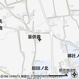 徳島県阿波市市場町興崎（箸供養）周辺の地図